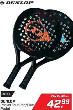 Daka Sport Dunlop Rocket Tour Red/Blue Padel aanbieding