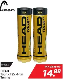 Daka Sport Head Tour XT 2x 4-tin Tennis aanbieding