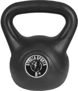 Bol.com Gorilla Sports Kettlebell - Kunststof - 8 kg aanbieding