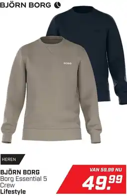 Daka Sport Björn Borg Borg Essential 5 Crew Lifestyle aanbieding