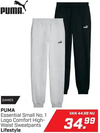 Daka Sport Puma Essential Small No. 1 Logo Comfort High- Waist Sweatpants Lifestyle aanbieding