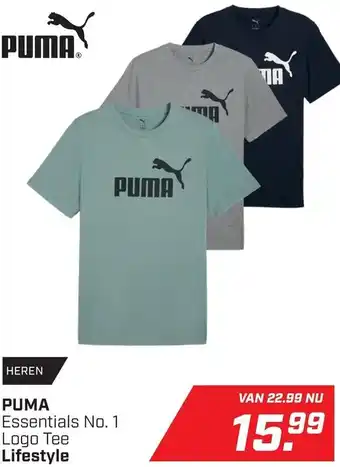 Daka Sport Puma Essentials No. 1 Logo Tee Lifestyle aanbieding