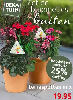 Deka Tuin Terraspotten mix aanbieding