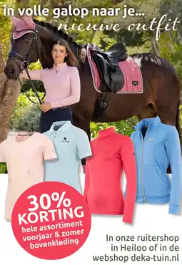 Deka Tuin Hele assortiment voorjaar en zomer bovenkleding aanbieding