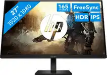 Amazon HP OMEN by HP 27 écran plat de PC 68,6 cm (27) 1920 x 1080 pixels Full HD Noir aanbieding