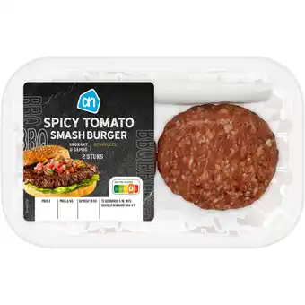 Albert Heijn AH BBQ spicy tomato smashburger aanbieding