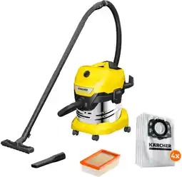 Coolblue Karcher WD 5 S V-25/5/22 + stofzuigerzakken (4x) aanbieding