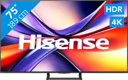 Coolblue Hisense 75 QLED A7Q (2025) aanbieding