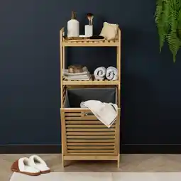 Action Luxe bamboe wasmand aanbieding