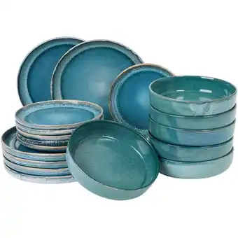 Action Bordenset Aura - blauw aanbieding
