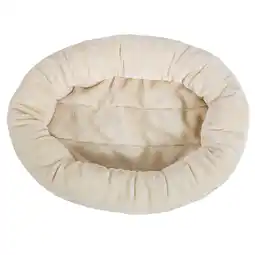 Zooplus Natural Paradise Reserveonderdelen - Ovaal knus bed (L 61 x B 46 x H 11 cm, crème) aanbieding