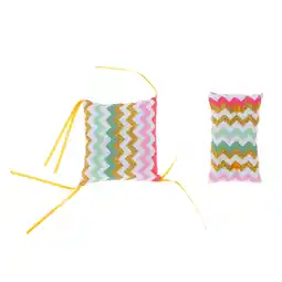 Zooplus TIAKI kattenkruid kussen Zig Zag set van 2 voor katten aanbieding