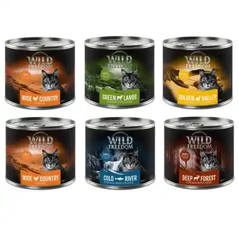 Zooplus 6x200g Adult Wild Freedom Kattenvoer aanbieding