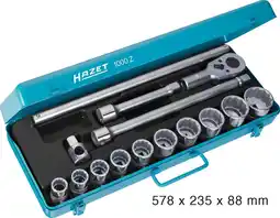 Conrad Hazet 1000Z Dopsleutelset Metrisch 3/4 (20 mm) 15-delig aanbieding