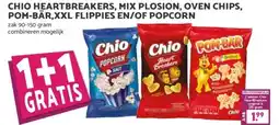 Boon`s Markt CHIO HEARTBREAKERS, MIX PLOSION, OVEN CHIPS, POM-BÄR,XXL FLIPPIES EN/OF POPCORN aanbieding