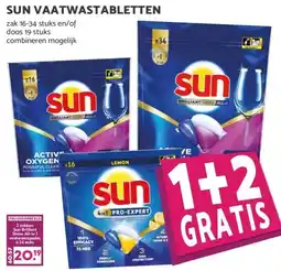 Boon`s Markt SUN VAATWASTABLETTEN aanbieding