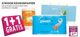 Boon`s Markt G'WOON KEUKENPAPIER aanbieding