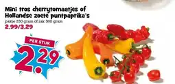 Boon`s Markt Mini tros cherrytomaatjes of Hollandse zoete puntpaprika's aanbieding