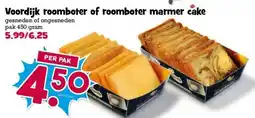 Boon`s Markt Voordijk roomboter of roomboter marmer cake aanbieding