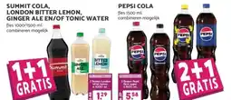 Boon`s Markt SUMMIT COLA, LONDON BITTER LEMON, GINGER ALE EN/OF TONIC WATER aanbieding