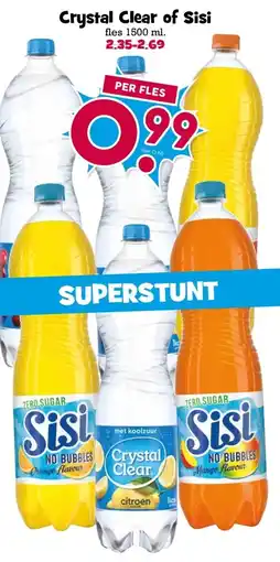 Boon`s Markt Crystal Clear of Sisi aanbieding