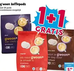 Boon`s Markt g'woon koffiepads aanbieding