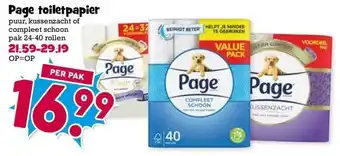 Boon`s Markt Page toiletpapier aanbieding