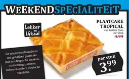 Boon`s Markt PLAATCAKE TROPICAL aanbieding