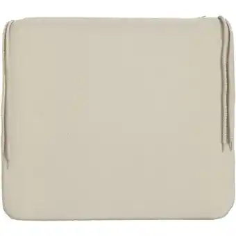 Leen Bakker Zitkussen voor kuipstoel - zand - 2x42x36 cm - Leen Bakker aanbieding