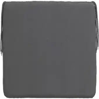 Leen Bakker Zitkussen voor kuipstoel - antraciet - 5x43x45 cm - Leen Bakker aanbieding
