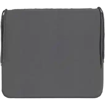 Leen Bakker Zitkussen voor kuipstoel - antraciet - 2x42x36 cm - Leen Bakker aanbieding
