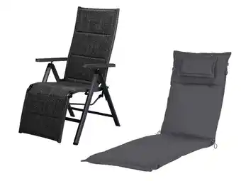 Lidl LIVARNO home Tuinstoel met kussen Toronto Deluxe aanbieding