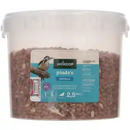 Welkoop Welkoop Gepelde Pinda's in emmer - Tuinvogelvoer - 2,5kg aanbieding