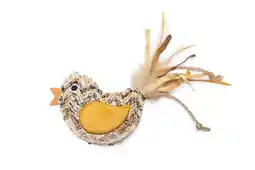 Welkoop Beeztees Vogel Flity - Kattenspeeltje - Beige Bruin aanbieding