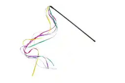 Welkoop Beeztees Hengel Gekleurd lint - Kattenspeeltje - Assorti aanbieding
