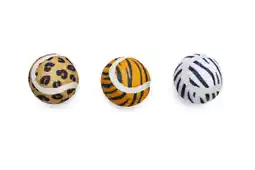 Welkoop Beeztees Tennisballen Jungle - Kattenspeeltje - Assorti aanbieding