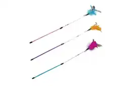 Welkoop Beeztees Plumo - Kattenspeeltje - Assorti - 50cm aanbieding