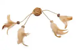 Welkoop Beeztees Bal Tipy - Kattenspeeltje - Beige Bruin aanbieding