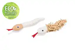 Welkoop Beeztees Slang Boa - Kattenspeeltje - Bruin Beige aanbieding