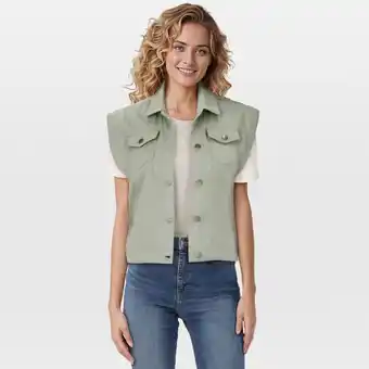 Welkoop VELESTE Julie - Gilet - Groen aanbieding