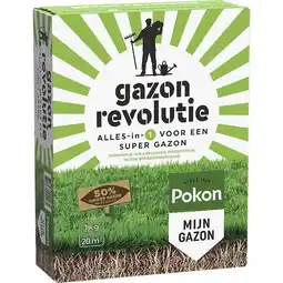Welkoop Pokon Gazonrevolutie Alles-in-1 - Gazonmest - 20 m² - 1kg aanbieding