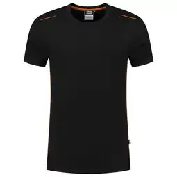 Welkoop Tricorp Accent 102703 - T-shirt - Zwart/Oranje aanbieding