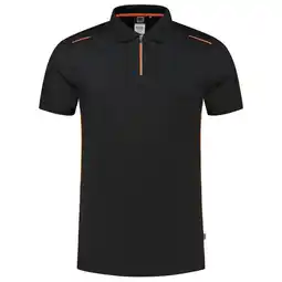 Welkoop Tricorp Accent 202703 - Poloshirt - Zwart/Oranje aanbieding