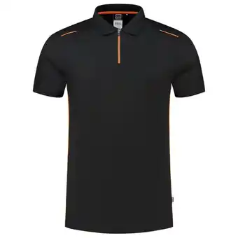 Welkoop Tricorp Accent 202703 - Poloshirt - Zwart/Oranje aanbieding
