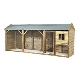 Welkoop Glorenza Sanne - Konijnenhok - 363x95x148 cm aanbieding