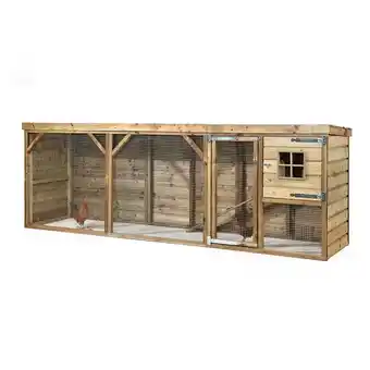 Welkoop Glorenza Binky - Konijnenhok - 363x95x124 cm aanbieding
