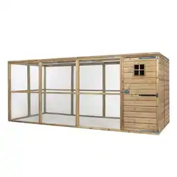 Welkoop Glorenza Jesse - Volière - 448x179x183 cm - Hout - Rechts aanbieding