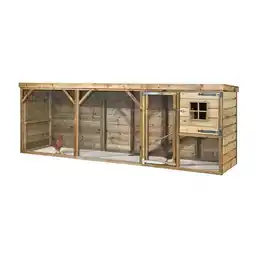 Welkoop Glorenza Adri - Kippenhok - 363x95x124 cm aanbieding