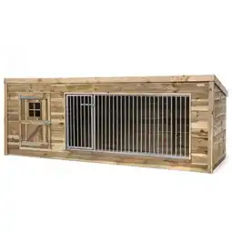 Welkoop Voldux Luna - Hondenkennel - 342x130x132 cm - XL aanbieding