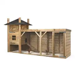 Welkoop Glorenza Hooiberg Evie - Konijnenhok - 340x110x190 cm aanbieding